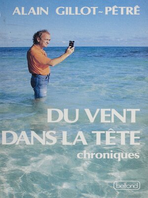 cover image of Du vent dans la tête